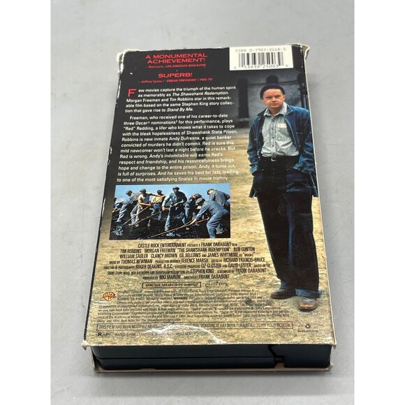 The Shawshank redemption VHS tape 1997 rated R 142 min READ - Picture 2 of 3